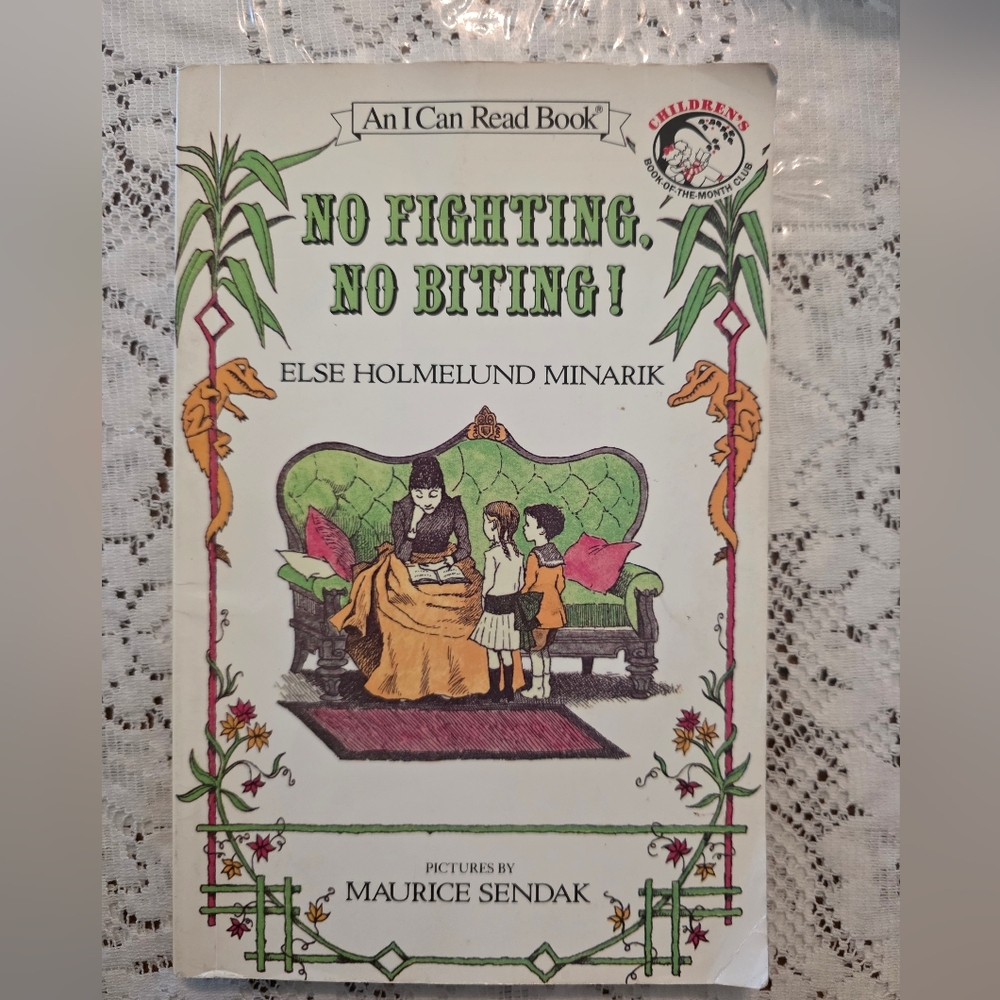 Vintage No Fighting, No Biting! Children's Book by Else Holmelund Minarik